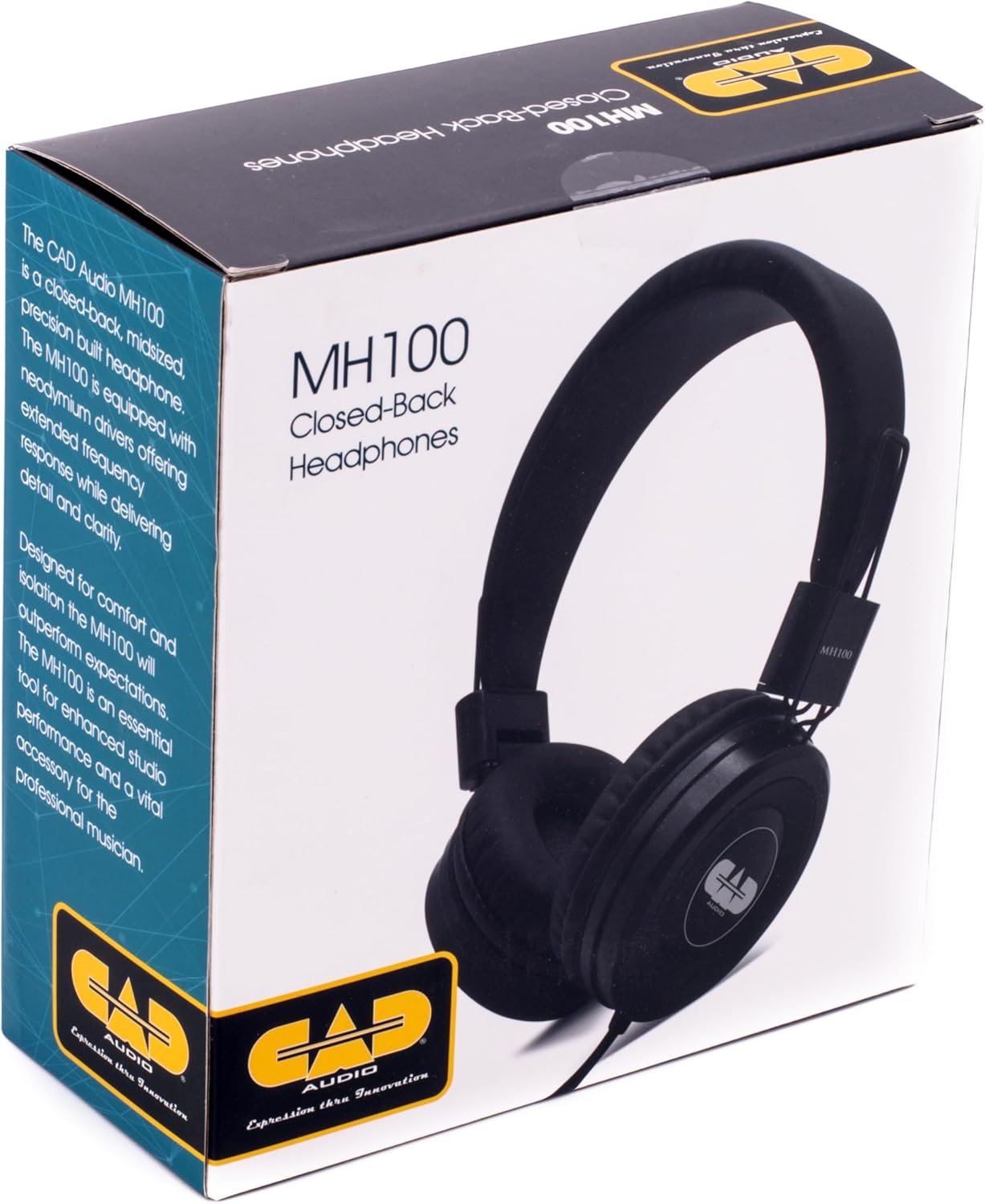 CAD Audio MH100 Closed-back Studio Headphones product packaging