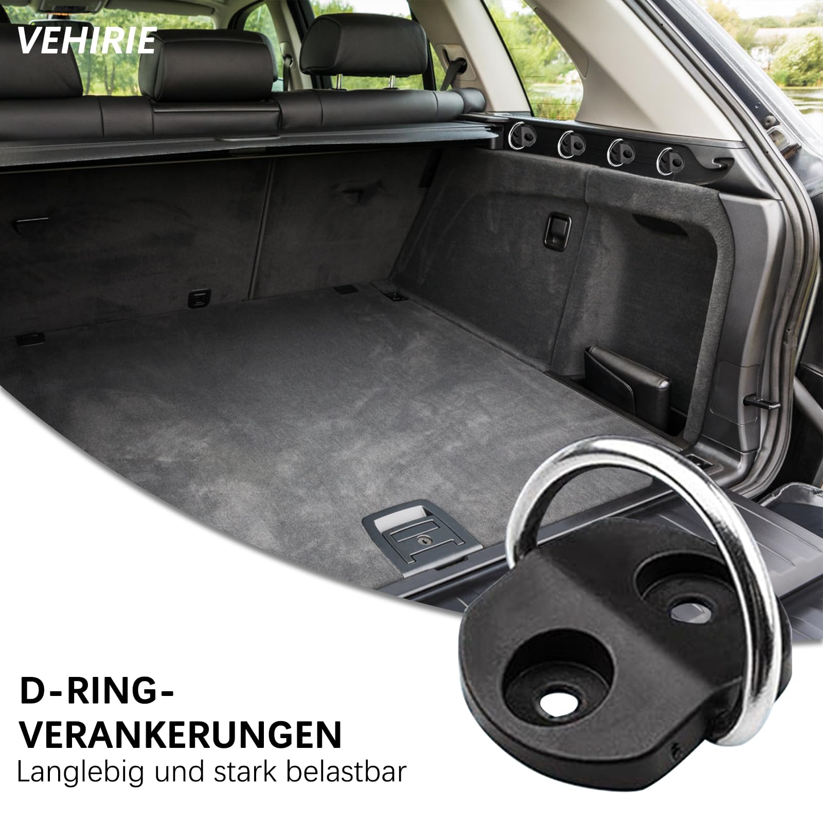 DHSWNNG D-ring Sjorogen – 20 Stuks Zware Last D-ringen Met Schroeven Voor Aanhanger En Vrachtwagenlading
