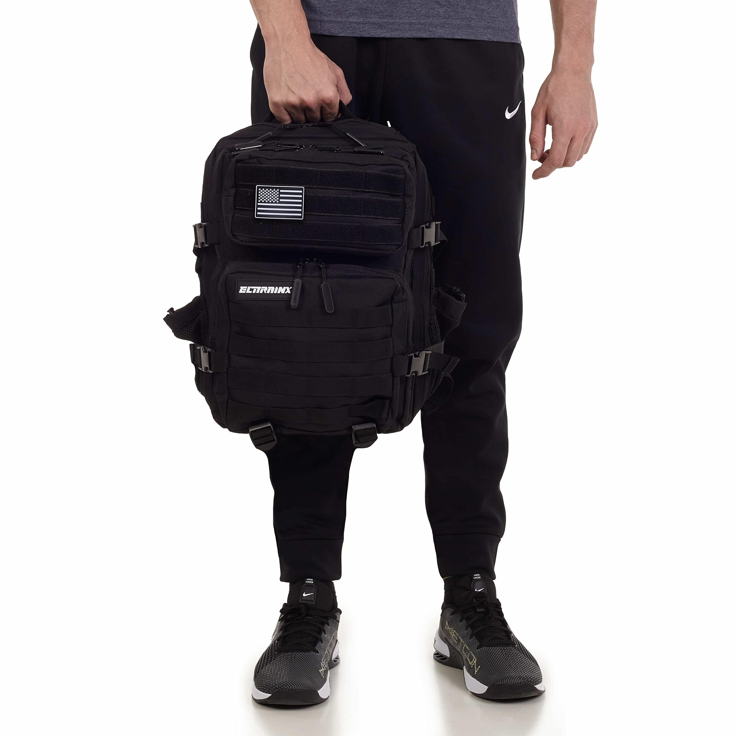 ELITRAINX Zaino tattico militare impermeabile 25 litri per sport, cabina di aereo, palestra, attività all'aperto, cross training di ELITEX TRAINING
