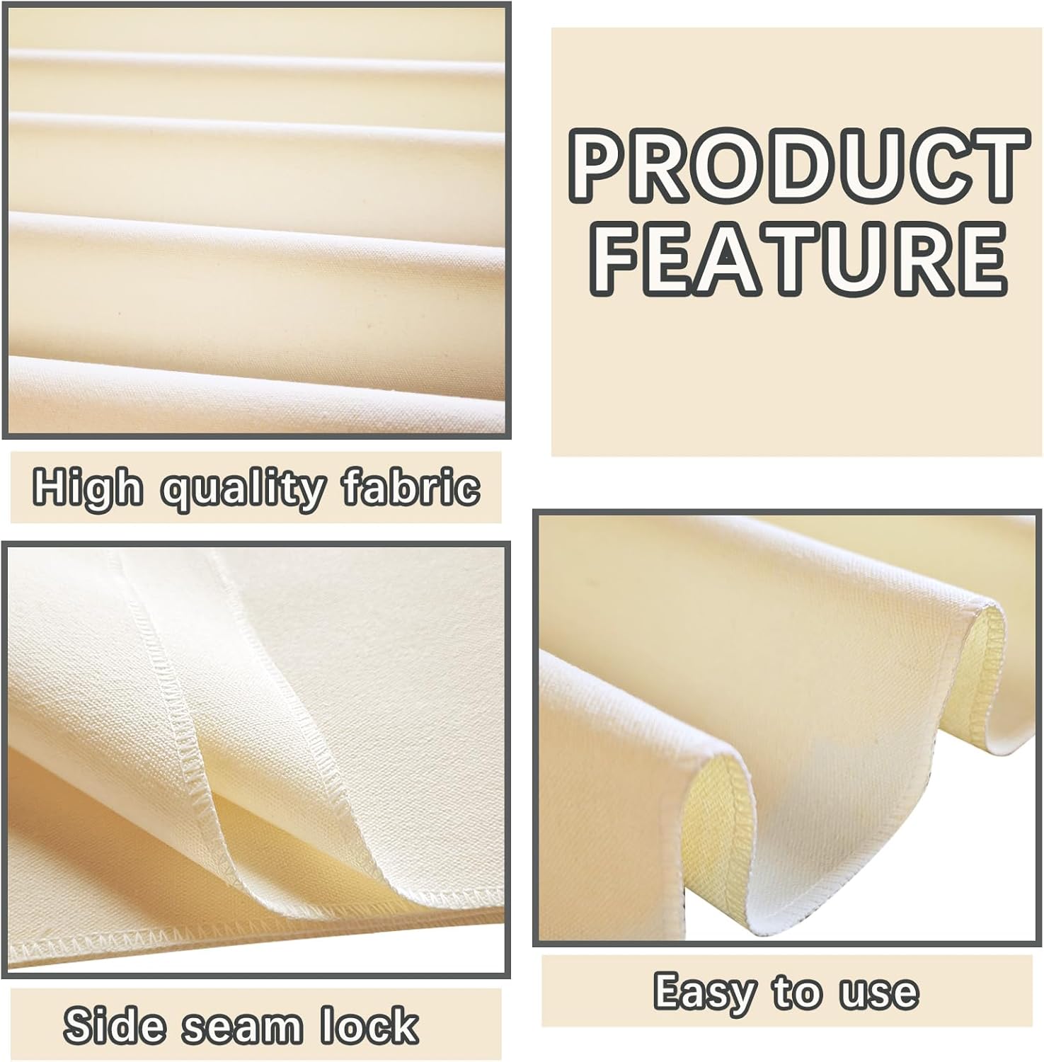 4PCS Bakers couche for Dough 17" x 29" Linen Cloth Tea Towels for Baking sourdough Used for Pastry Cloth, Baguette, Bread, Italian bun (4, 17" x 29") - Image 3