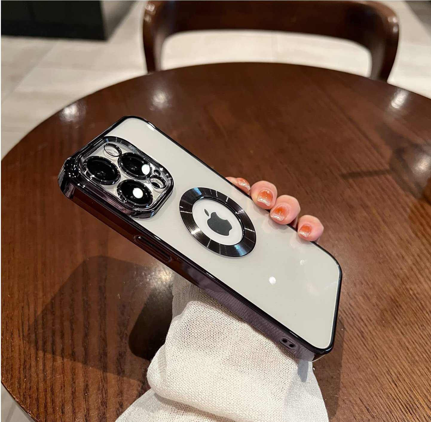 Funda Para IPhone 13 Pro Max Negro Ultra Delgado Silicon | Envío Gratis