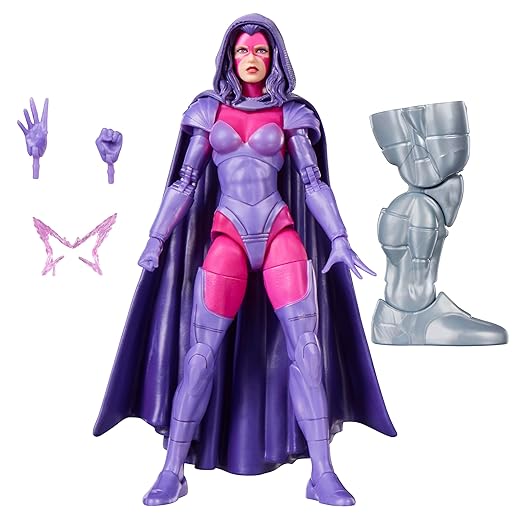 Marvel Legends Series Psylocke, X-Men Comics Collectible 6-Inch Scale Action
