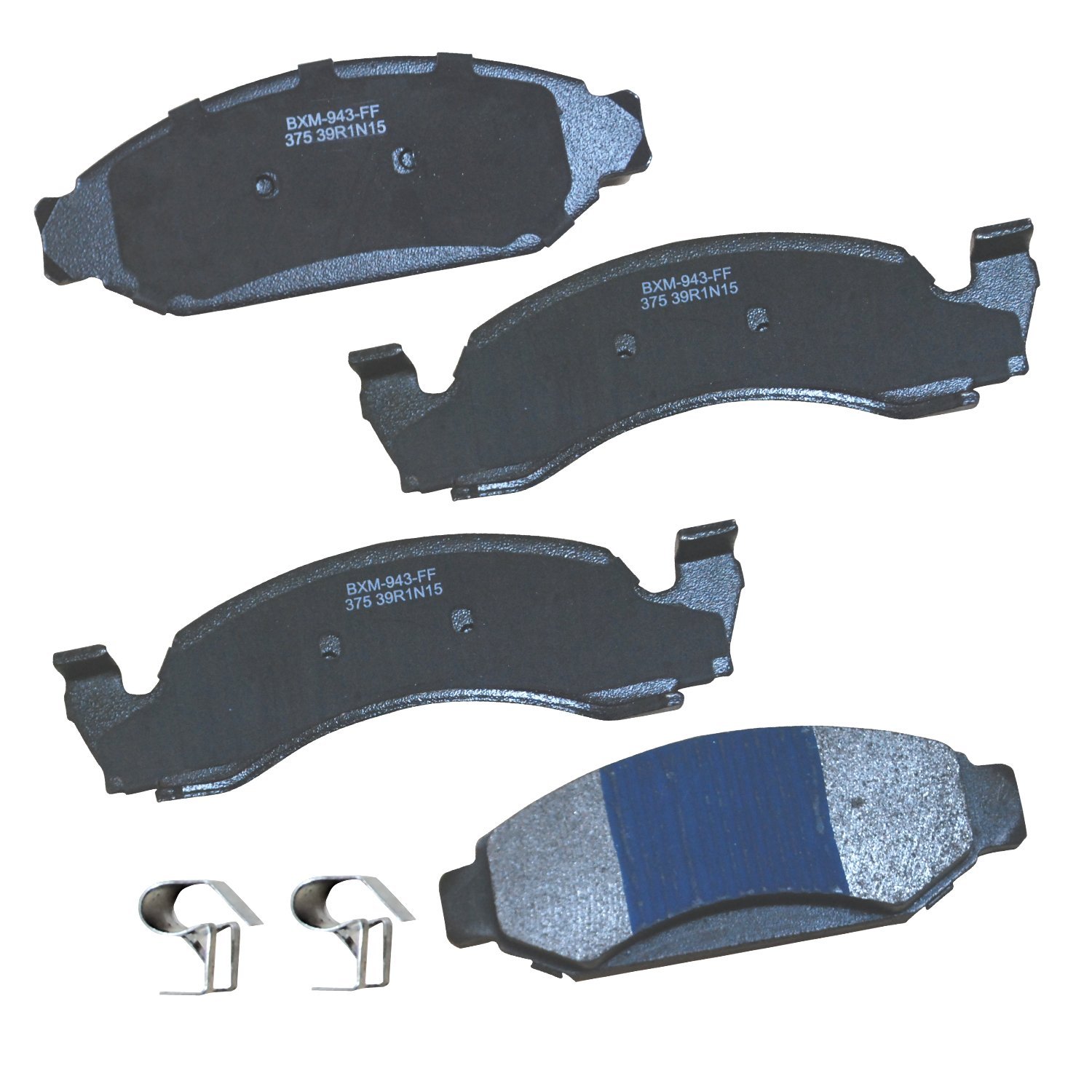 Bendix Premium SBM375 Semi-Metallic Front Brake Pads for Ford E-150 Econoline 1993-1987, E-150 Econoline Club Wagon 1993-1987, F-150 1993-1986