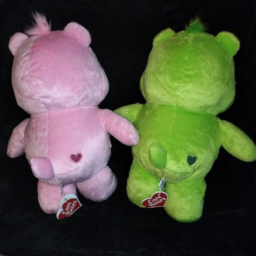 Amazon.co.jp: ケアベア きらきらBIGぬいぐるみ 全2種 セット