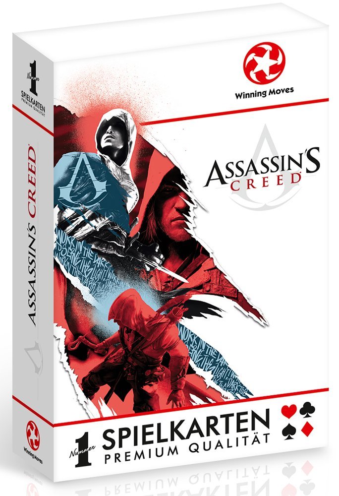 Winning Moves 30546 Number 1 - Carte da gioco "Assassins Creed", gioco di carte