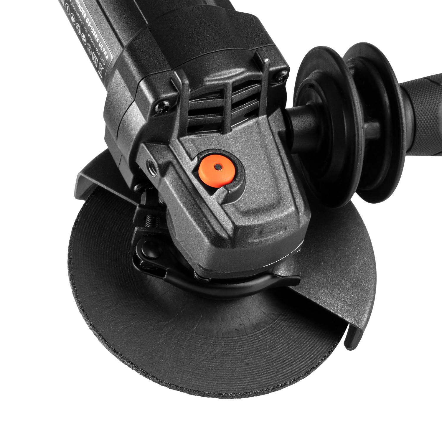 Amoladora Angular Brushless 2200W, Disco 125mm, Velocidad Variable 2.900-9.600 rpm, Arranque Suave, Kickback Control, para Cortar, Desbastar y Lijar. GS-125RX Ultra