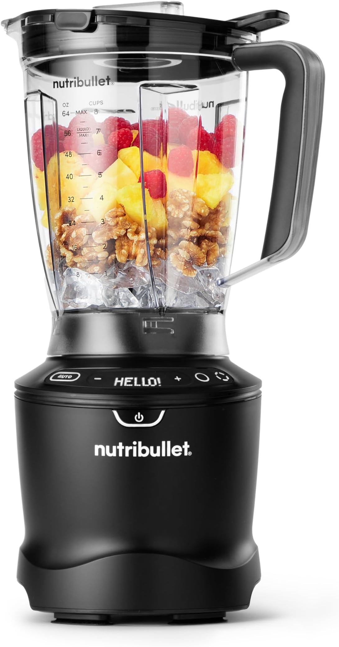 SmartSense 5-speed, full-size blender, 1400 Watt- Matte Black
