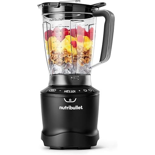 nutribullet SmartSense 5-speed, full-size blender, 1400 Watt- Matte Black