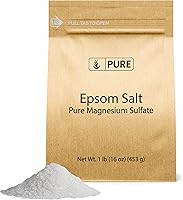 Vista 9 de Pure Original Ingredients Sal de Epsom Sulfato de magnesio puro, solución de remojo (4 onzas)