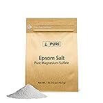 Pure Original Ingredients Epsom Salt Pure Magnesium Sulfate, Food Grade, Soaking Solution (1 Pound)
