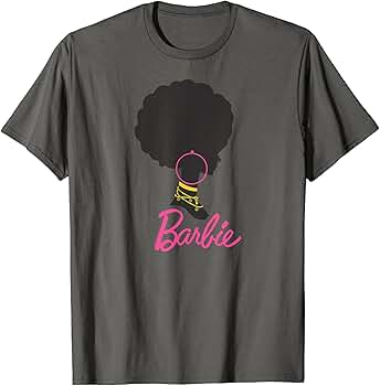 Black barbie t shirt afro Clearance