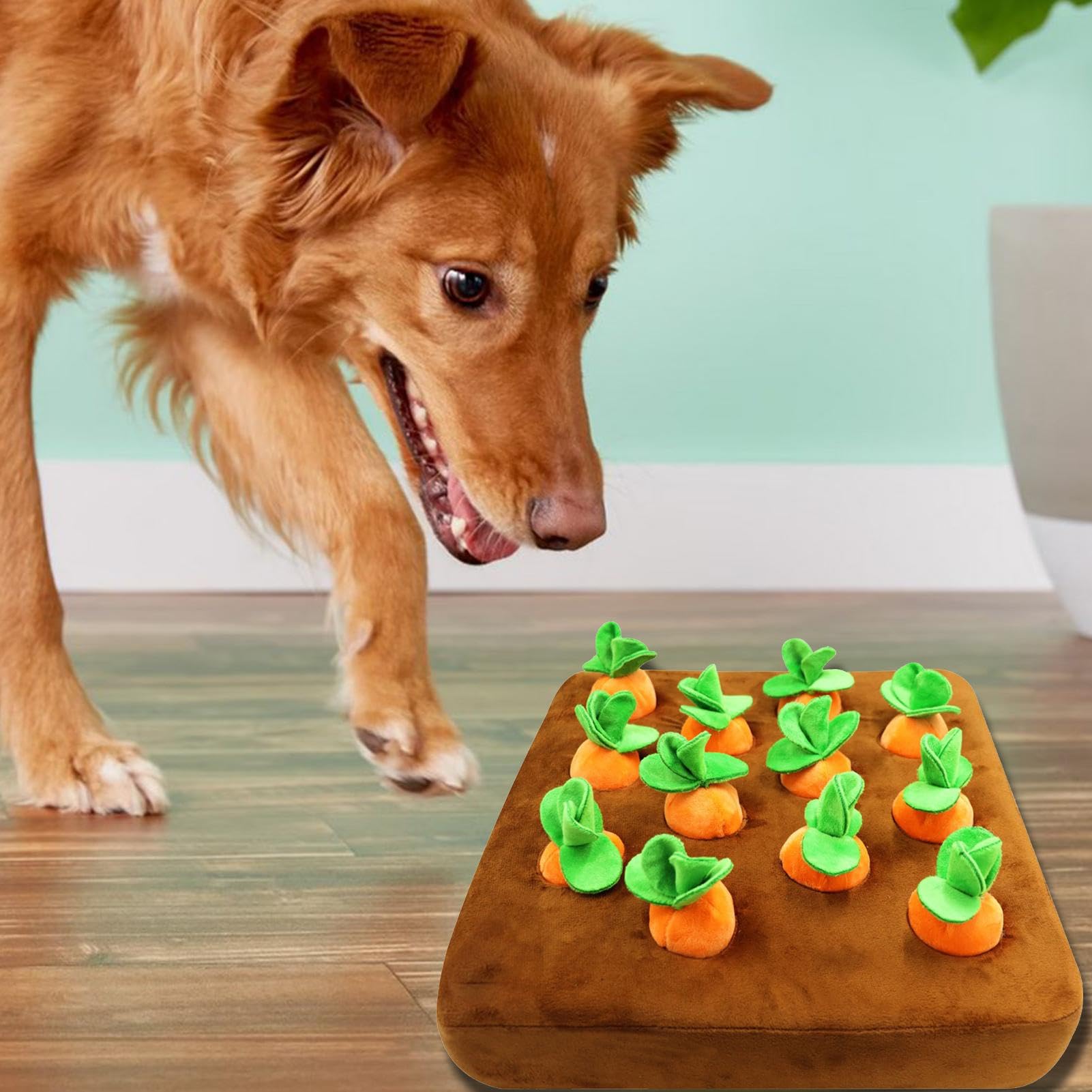 plysch karotten-matten plysch tanutiermatte hunde spielzeuge bereichern hunde nicht für -puzzle-Spielzeuge interaktive Lebensmittel versteckte Ermutigung