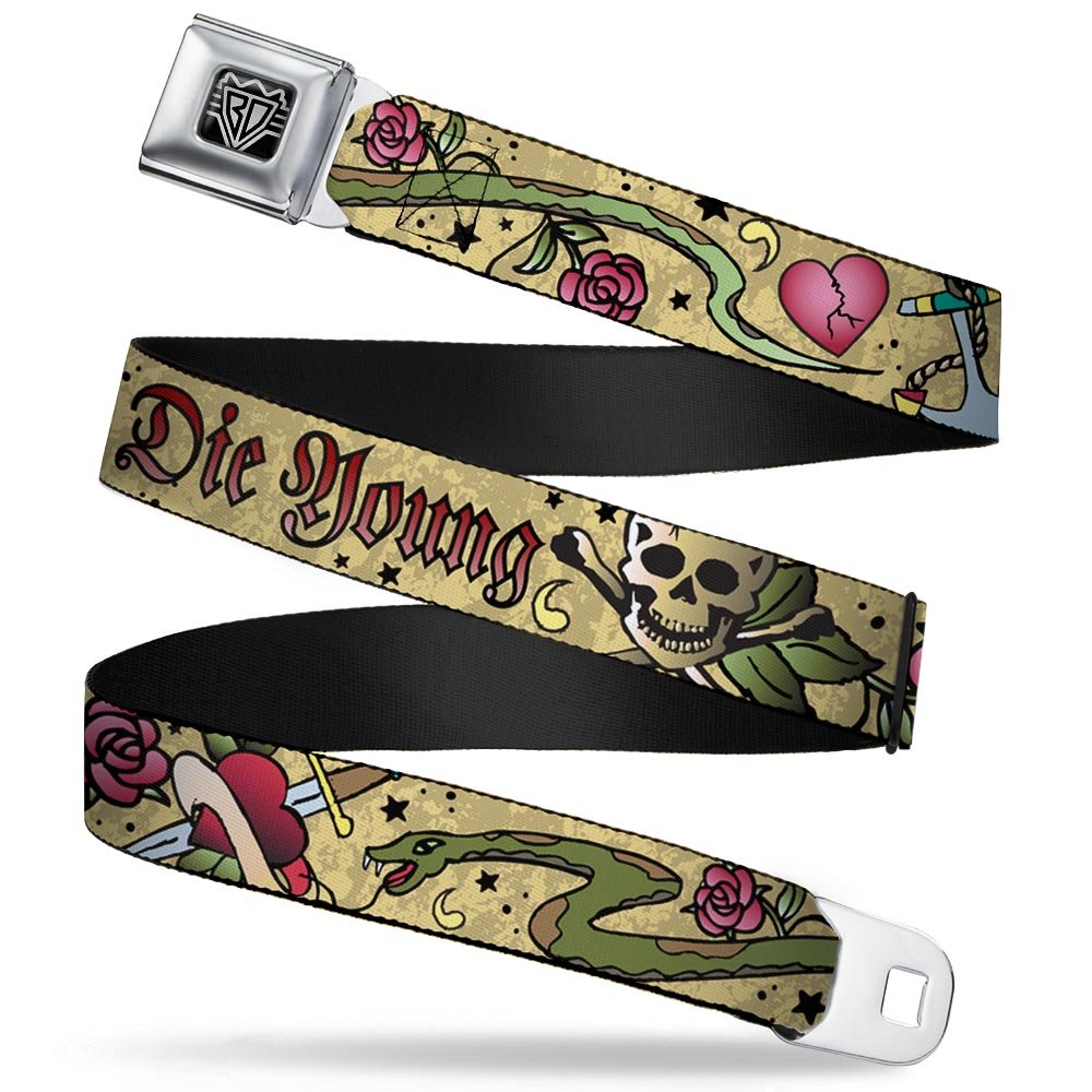 Cinturón de hebilla de avión Buckle-Down con diseño estampado resistente de 1.0" de ancho 8