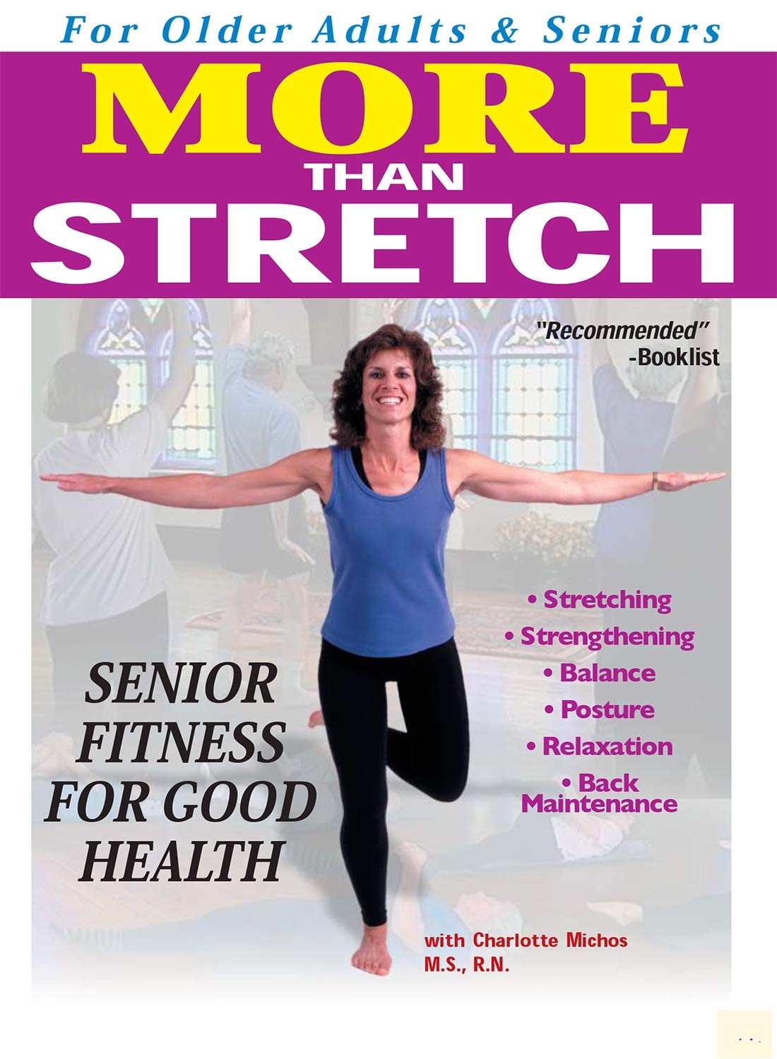 More Than Stretch DVD con tablas de estiramientos suaves para la salud senior
