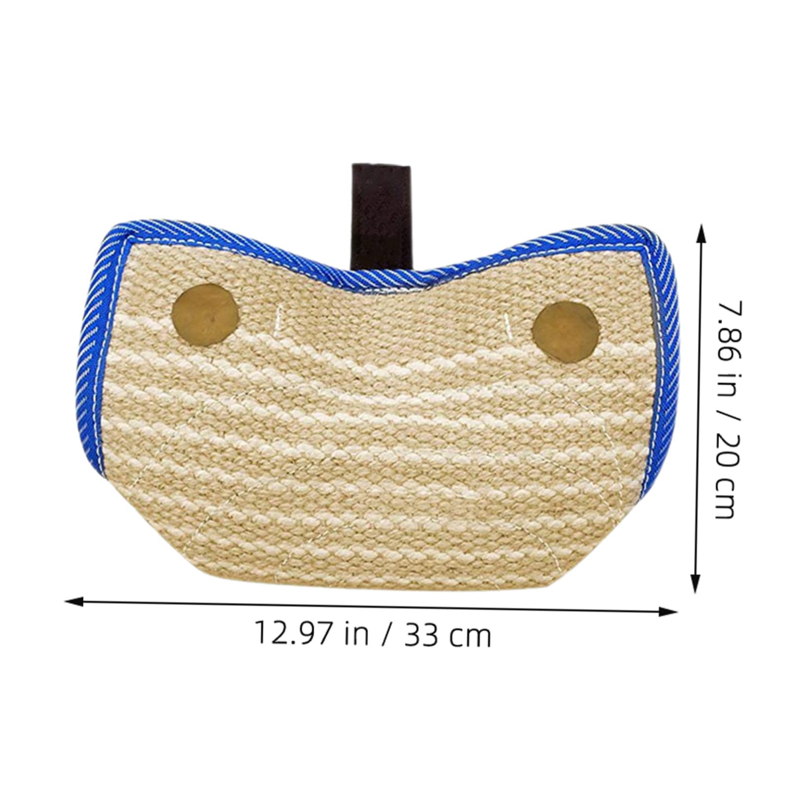 TOYANDONA Almohada Masticable para Entrenamiento De Mordida para Perros Juguete De Yute Resistente para Tirar y Aflojar para Entrenamiento De Cachorros y Perros Pequeños Medianos