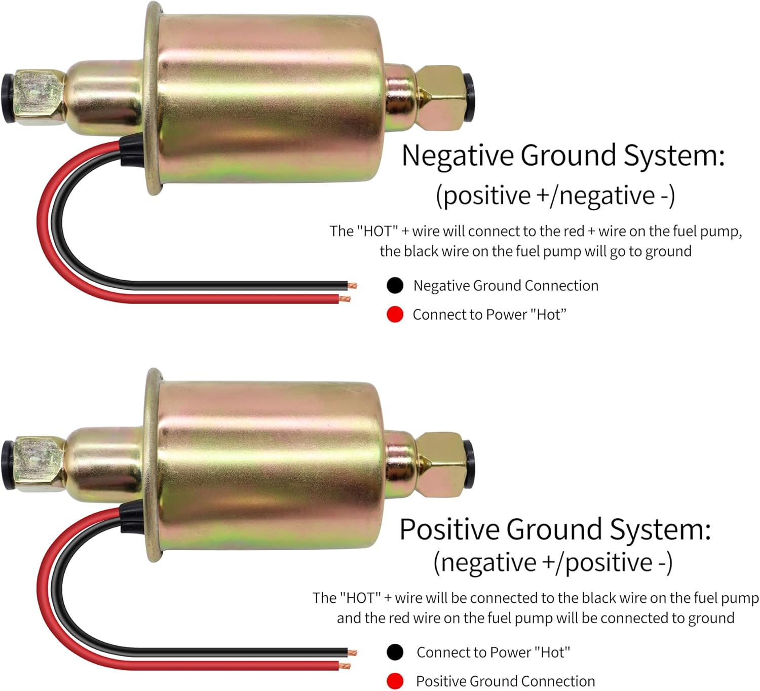 6 Volt Electric Fuel Pump Compatible with Buick 1927 1928 1929 1930 1931 1932 assist or primary Pump 4-7PSI