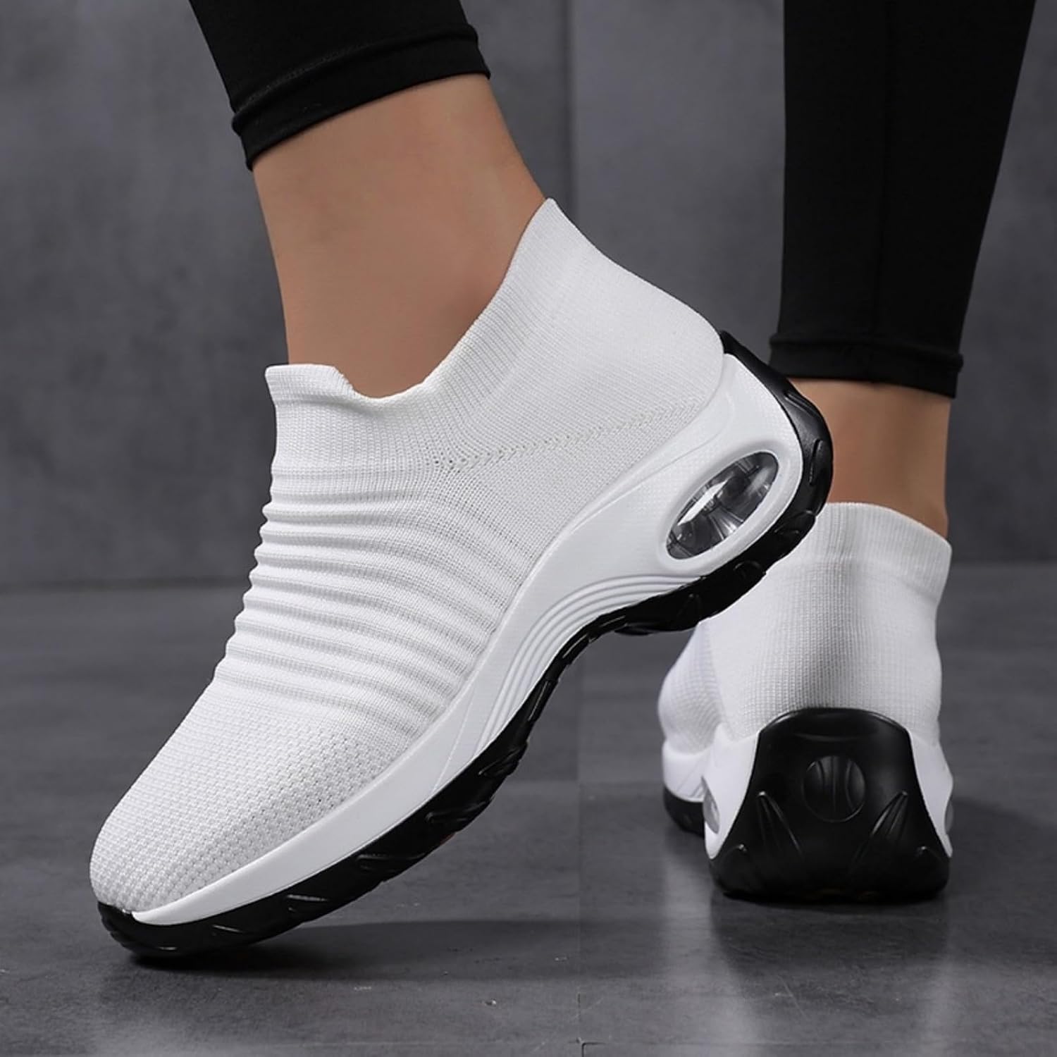 Mesh Sneakers for Women Arch Support Non Slip Work Shoes Work Gym Nurse Mesh Casual Fashion Sneakers Comfy Orthopedic Shoes Walking Shoe Footwear for Plantar Fasciitis