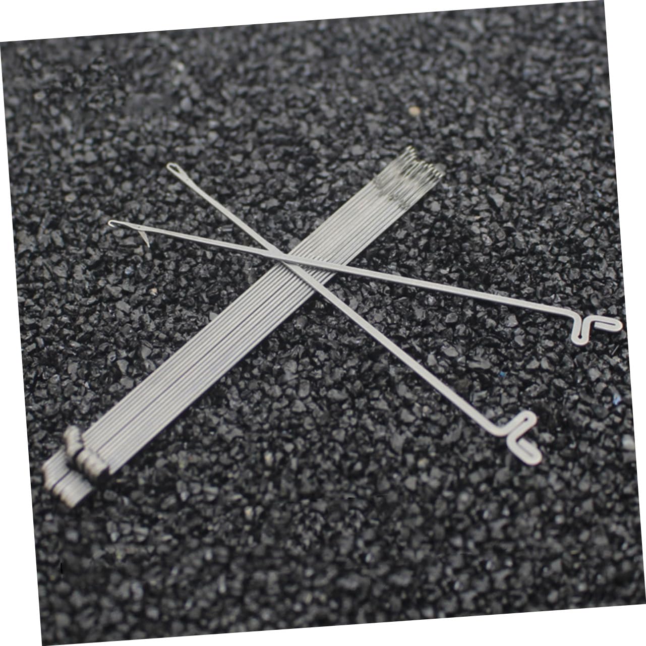 Beatifufu 3pcs Stainless Steel Buddha Head Crochet Hook Set Loop for DIY Beading Bracelet Making