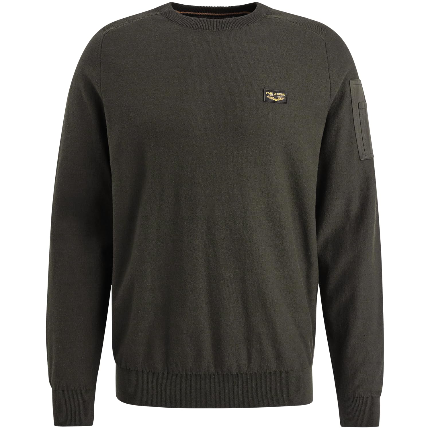 PME Legend Herren Rundhals Pullover R-Neck American Classic Buckley Regular Fit