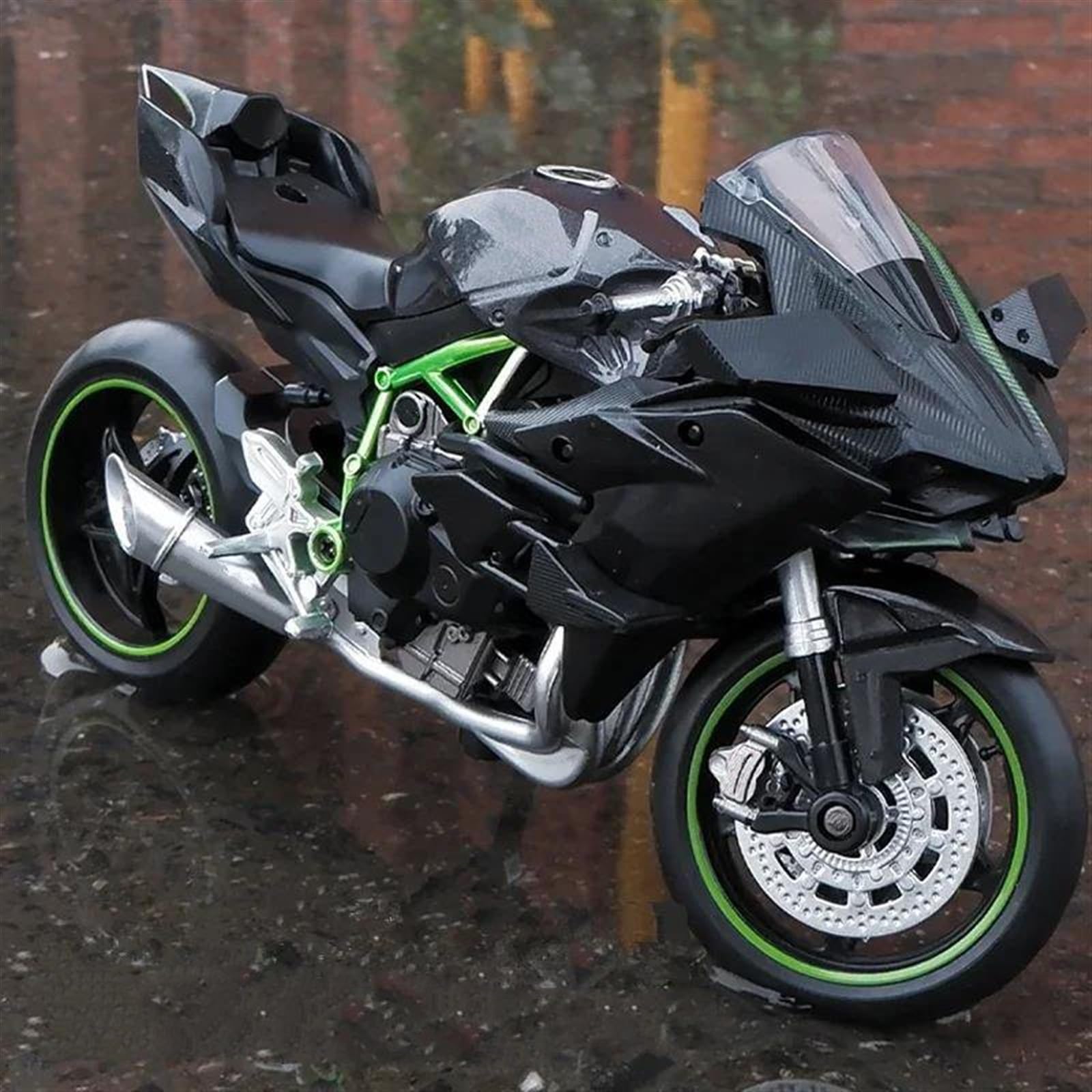 Modello 1:12 Per Kawasaki Ninja H2 R Modello Di Moto Simulazione Giocattolo In Metallo Collezione Modelli Regali