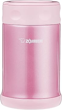 Zojirushi SW-EAE50PS Stainless Steel Food Jar 16.9 -Ounce/0.5-Liter Shiny Pink by Zojirushi