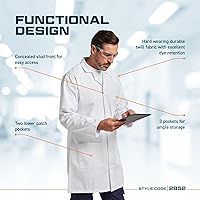 Vista 3 de Portwest Higiene & Almacén Abrigo Ventilado Grande Blanco Ref 2852LGE Wht