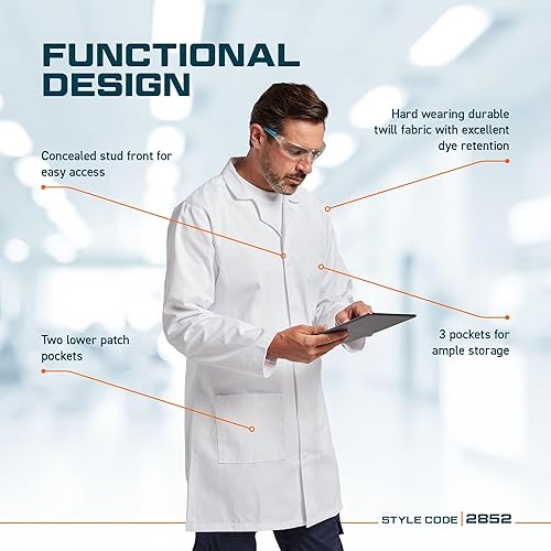 Miniatura 3 de Portwest Higiene & Almacén Abrigo Ventilado Grande Blanco Ref 2852LGE Wht