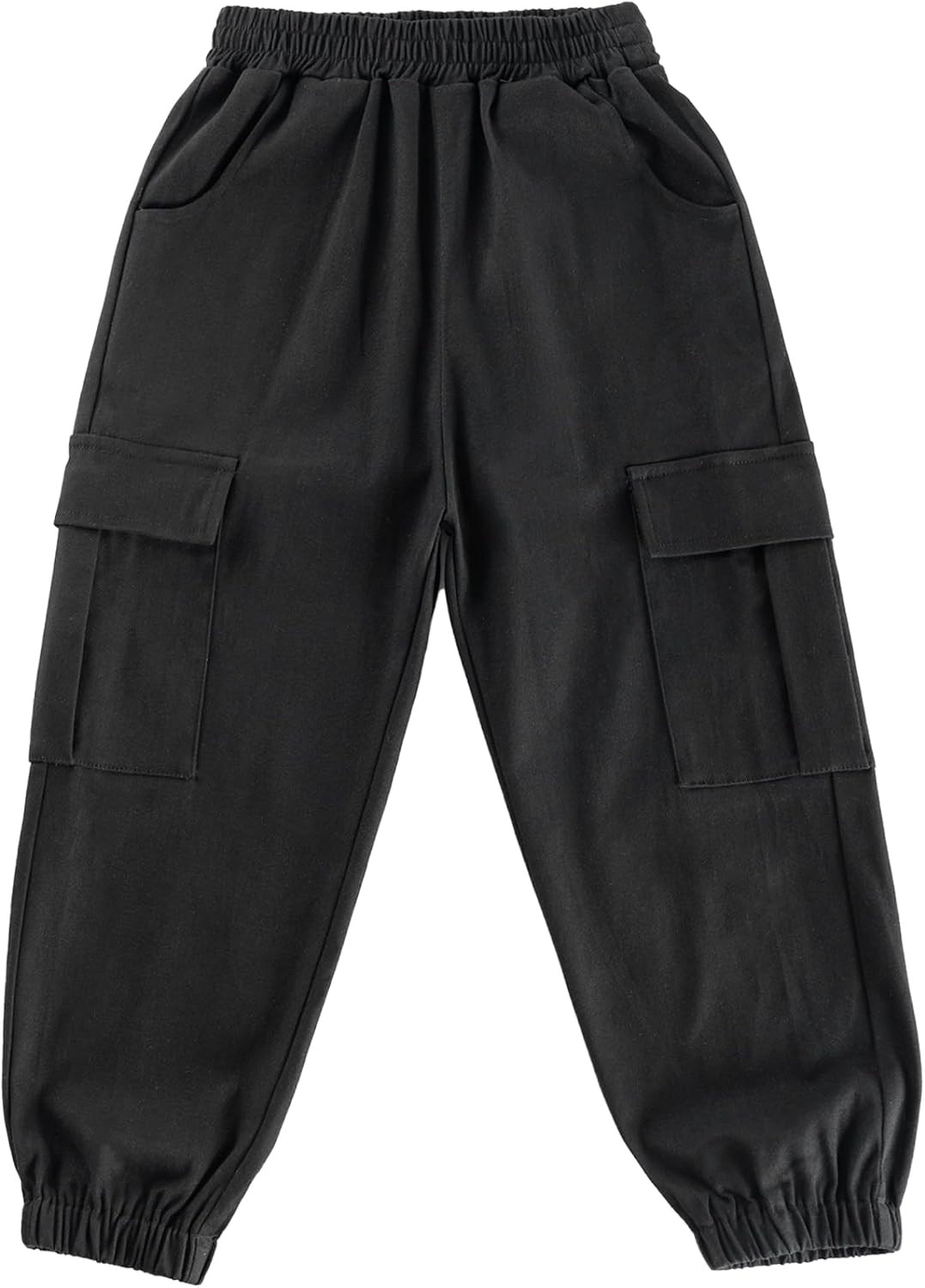 Kids Boys Cargo Joggers Pants Outdoor Youth Hiking Trousers Lightweight Athletic Pants with Pockets