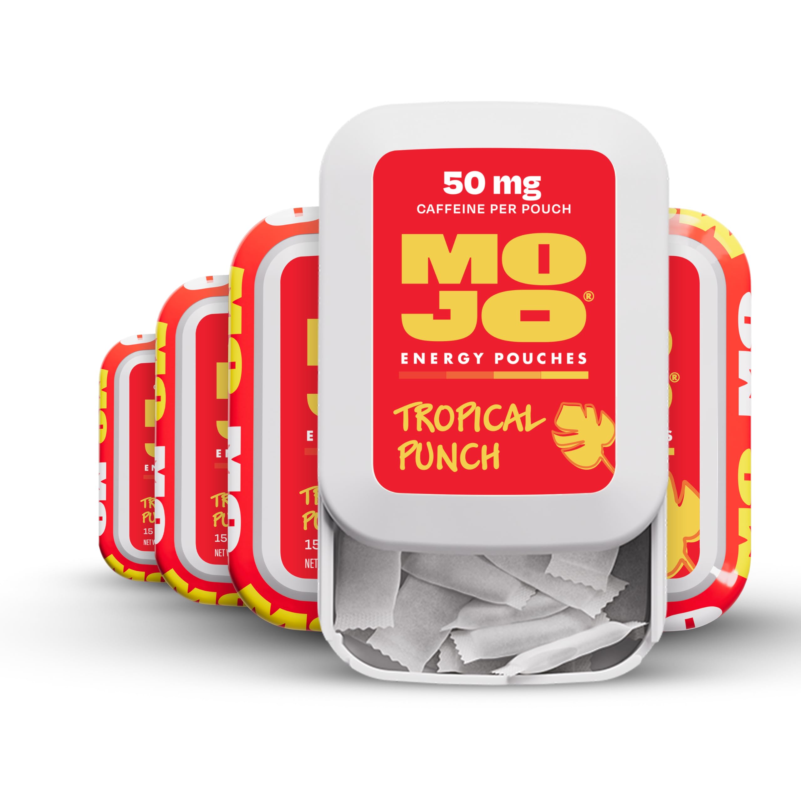 Amazon.com: MOJO Energy Pouches, Tropical Punch Flavor, 50 mg per