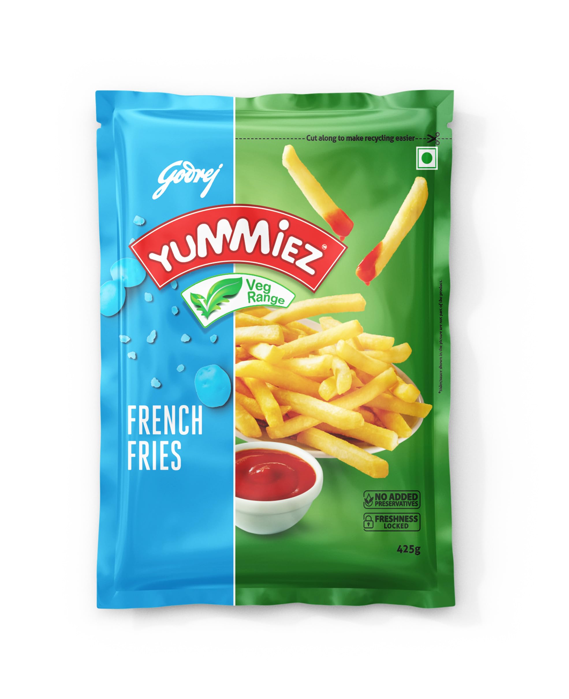 Godrej Yummiez French Fries Pouch, Salted, 425 Gm : Amazon.in: Fashion