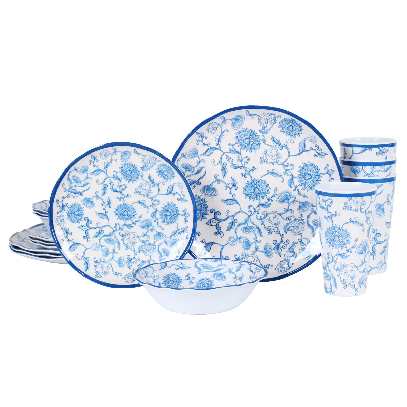 DAPOTO Melamine Set
