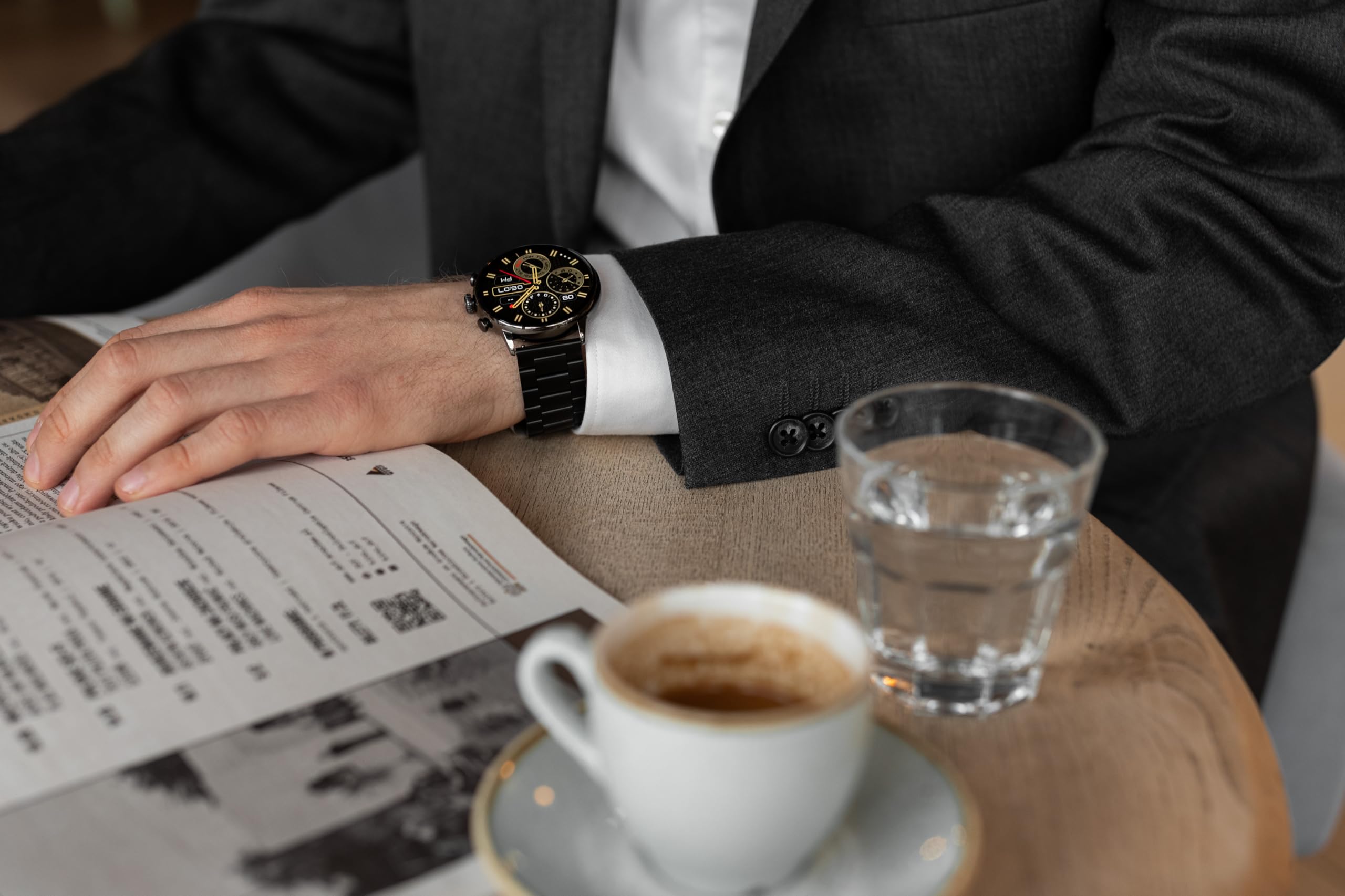Smartwatch myPhone Watch Elegant 2 gran batería de 300 mah, hasta 7 días con una sola carga, gran pantalla Amoled de 1,43 pulgadas, resistencia IP67, múltiples modos deportivos, aplicación especial Bl