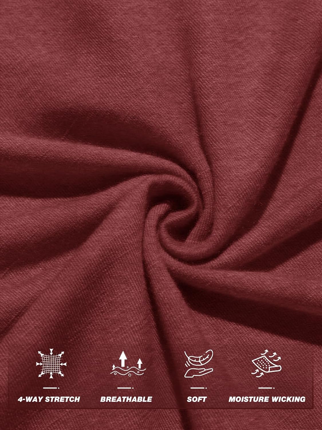 Men's Long Sleeve Crewneck Graphic Tee Believe Cross Print Christian Shirts Workout Shirts - Image 4