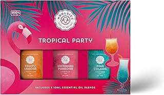 Tropical Party Essential Oil Set - 3 Exotic Blends for Aromatherapy Oils for Diffuser and Relaxation 10ML