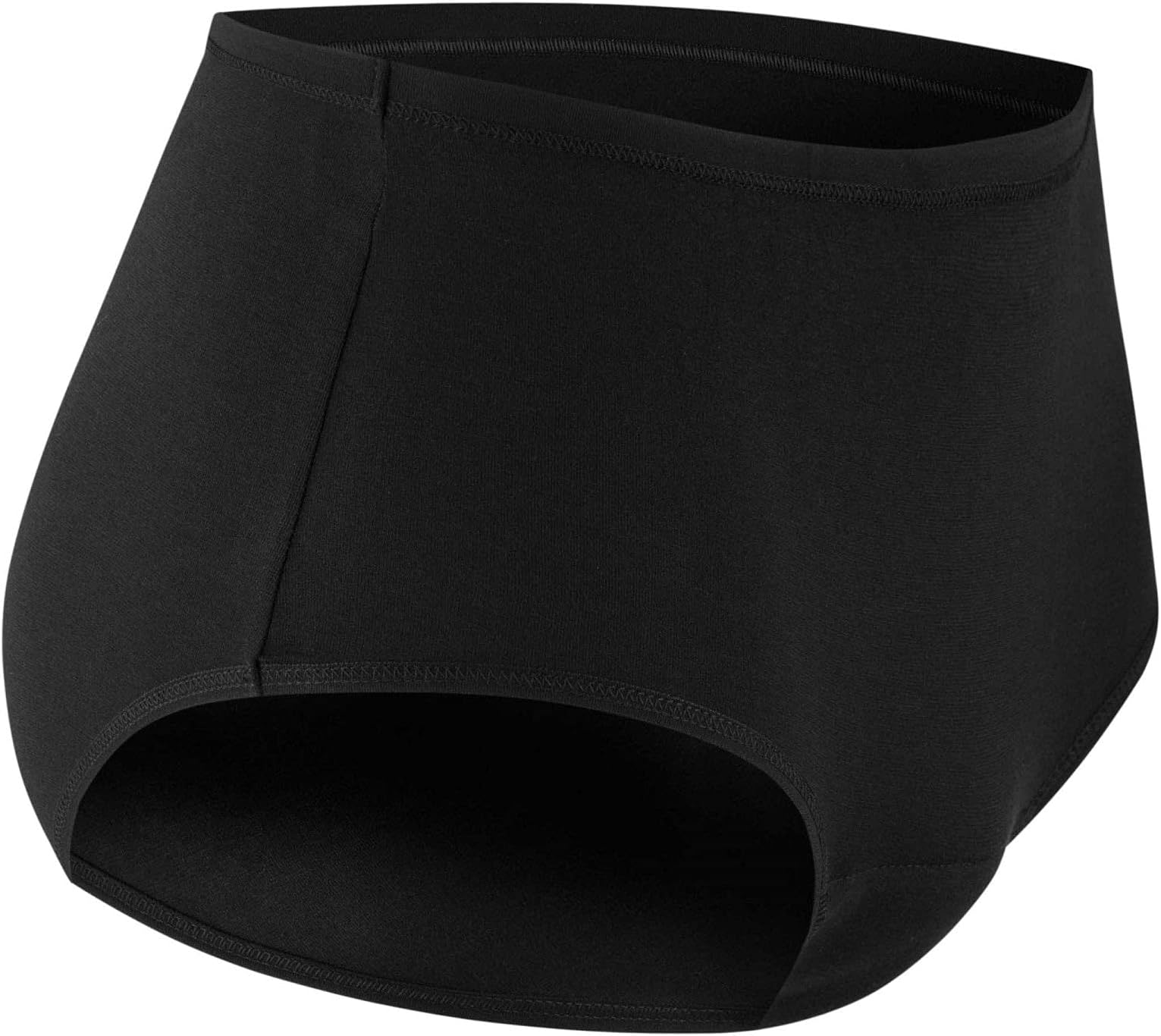 PROTECHDRY Washable Urinary Incontinence Cotton Maxi-Panties for Women, with Built in Absorbent Area, Black Small