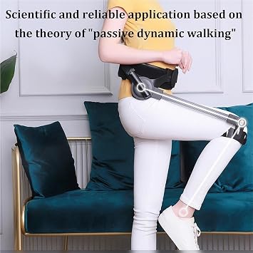 Adjustable Gait Rehabilitation Walker Bionic Exoskeleton Legs Lower Limb Support Mobility Aid for Adults and Elderly 3 Level Power Adjustment for