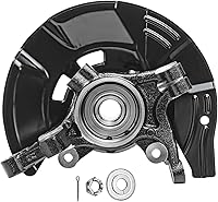 Vista 395 de Detroit Axle - 4 brazos de control de extremo delantero para Nissan Frontier Xterra 2000-2004 Brazos de control inferior y superior con rótulas