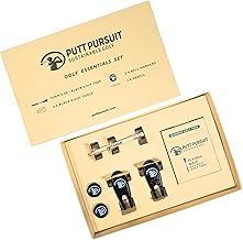 Golf Essentials Gift Set - 70mm Bamboo Golf Tees (25 Pack) - Golf Gifts for Men Women - Golf Accessories for Men - 2 Bamboo Divot Tools, 2 Golf Ball Markers & 1 Wooden Pencil - No Plastic Included