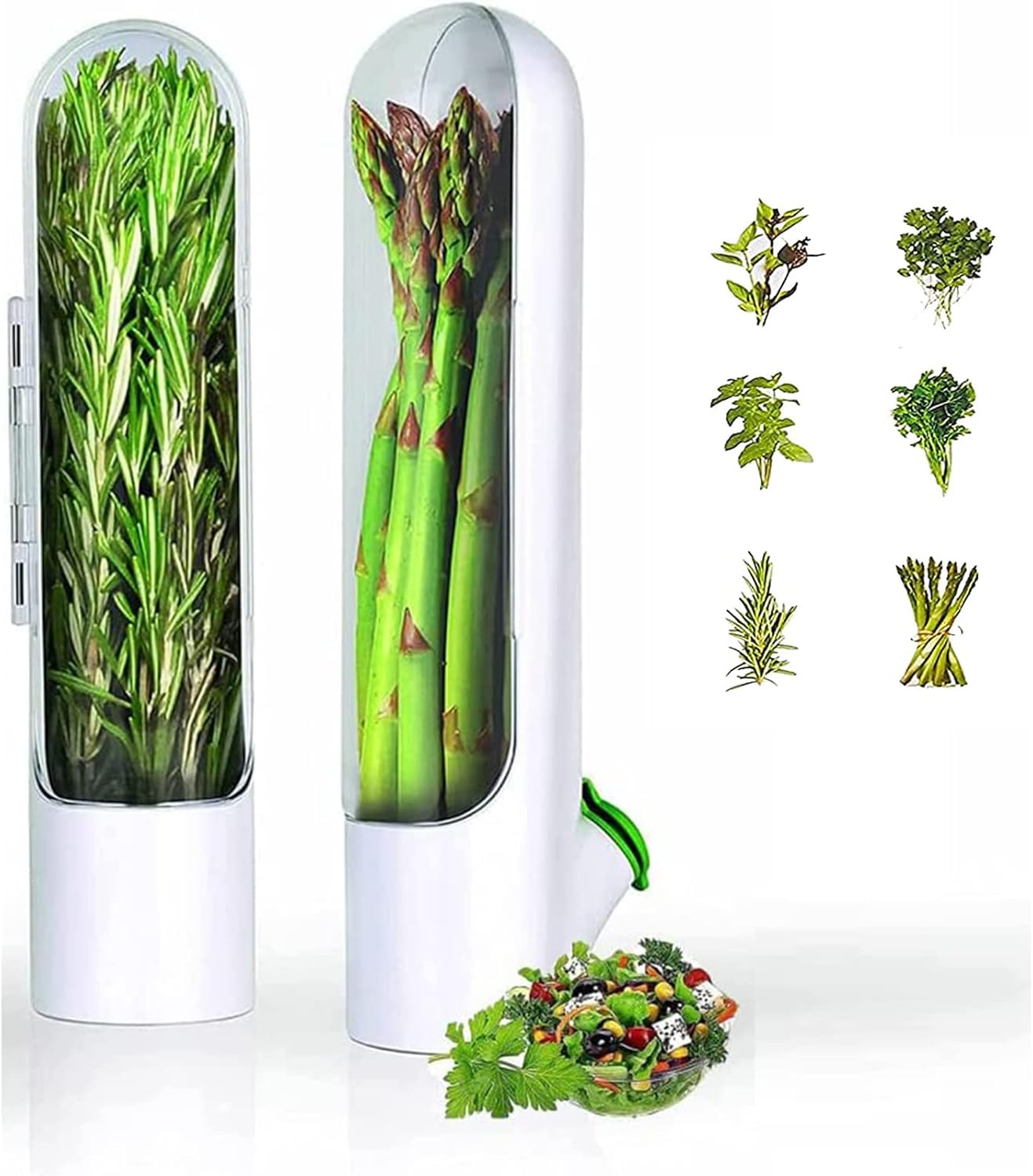 Herb Saver for Refrigerator, Fresh Herb KeeperHerb