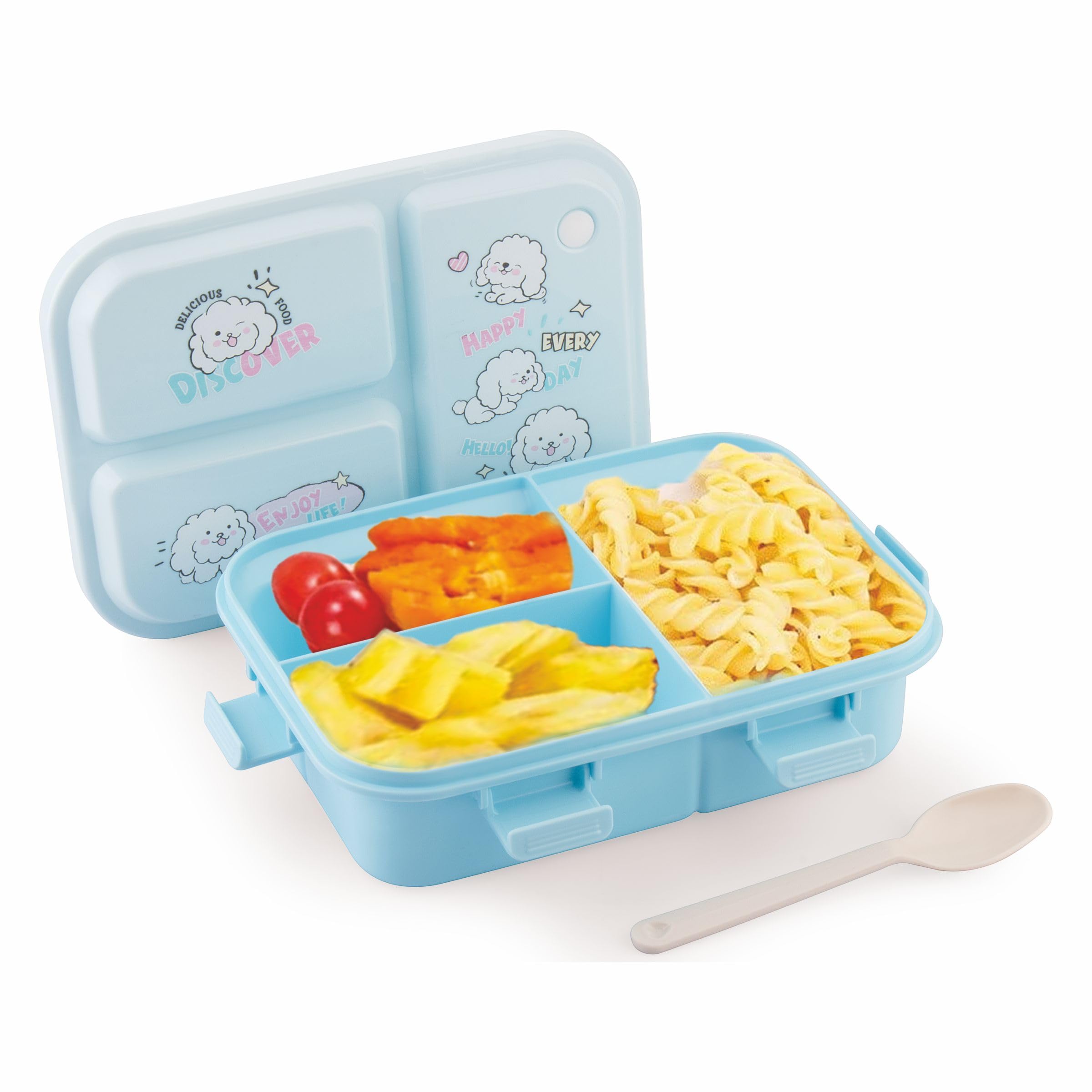Attro Joy Kins 3-Compartment Kids Lunch Box 1260ml at ₹162 – Amazon