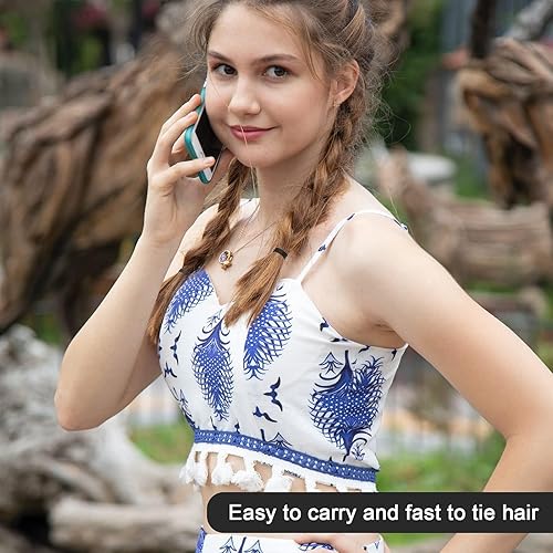 Miniatura 5 de Lazos para el cabello para niños, bandas elásticas para el cabello para niños pequeños y niñas, bandas para el cabello pequeñas sin costuras