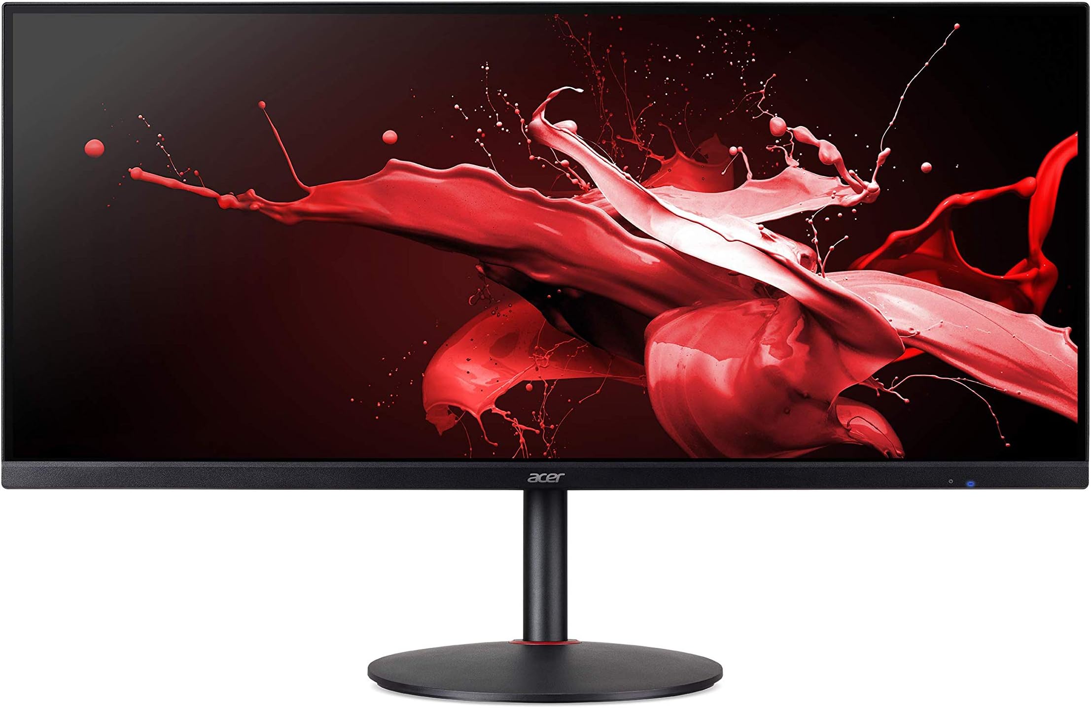 acer Nitro XV340CK Pbmiipphzx 34" QHD (3440 x 1440) IPS Gaming Monitor with AMD Radeon FREESYNC, 144Hz, 1ms VRB, HDR10 Technology, (2 x Display Ports, 2 x HDMI 2.0 & 2 x USB 3.0 Ports), Black
