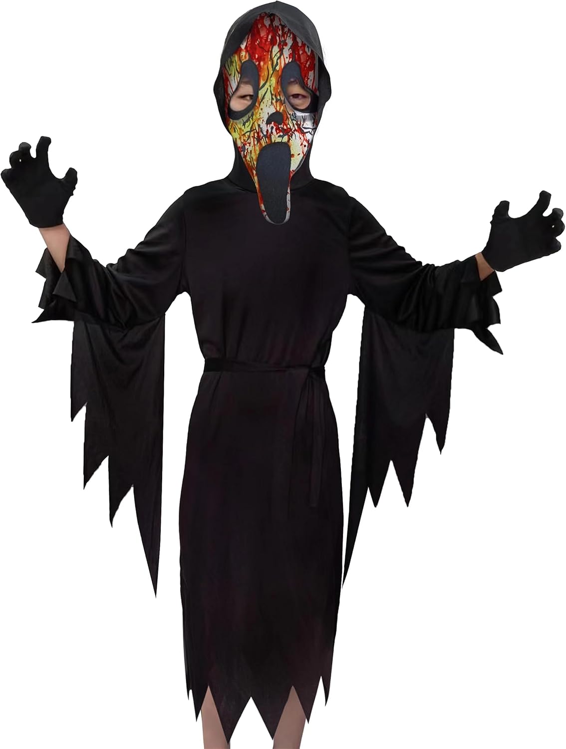 Iowillar Ghostface Costume for Kids Scream Halloween