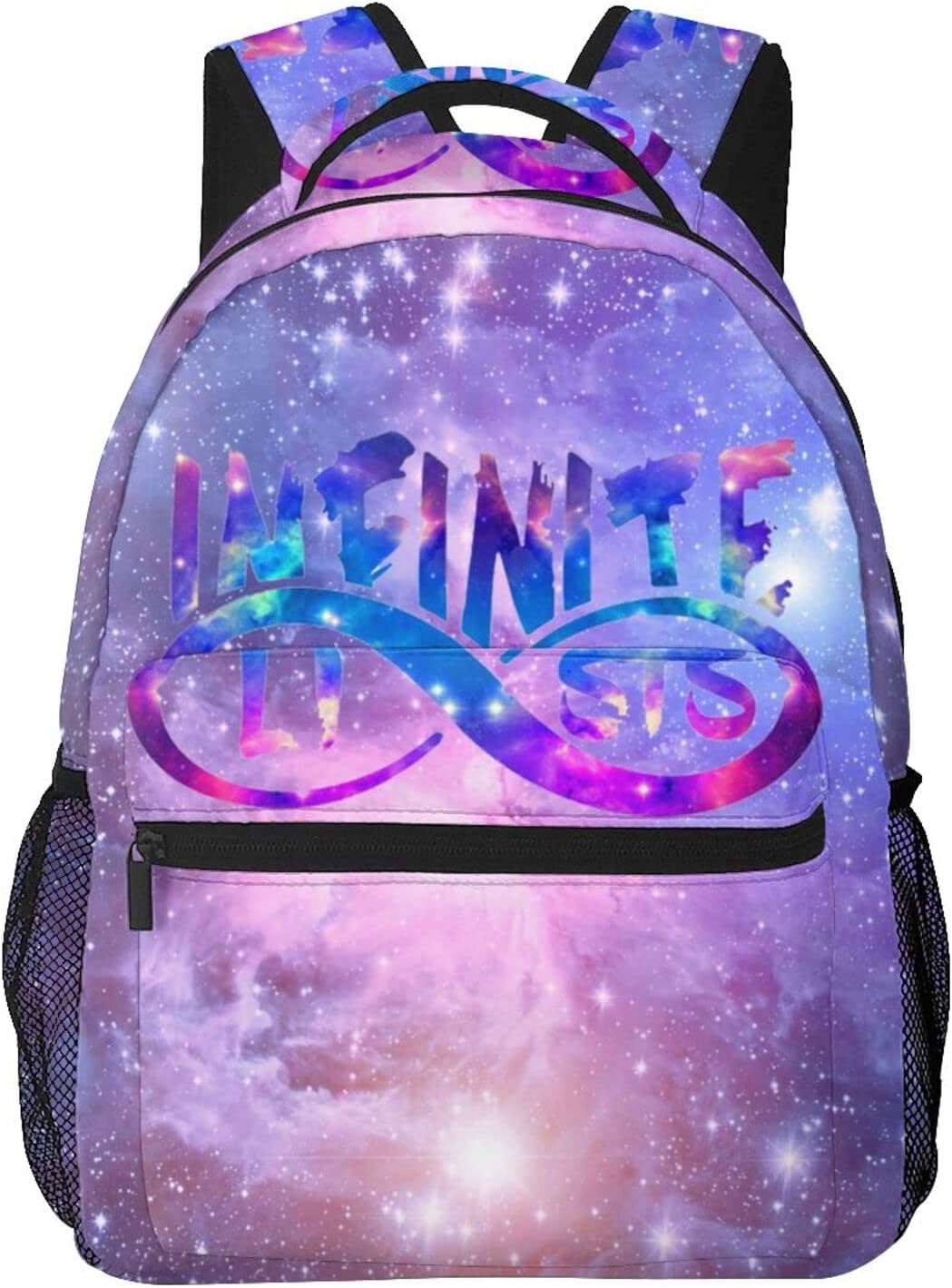 Casual Backpack Infinite_Eyes_Lists Large Capacity Schoolbag Shoulders Bag Daypack For Adults And Children