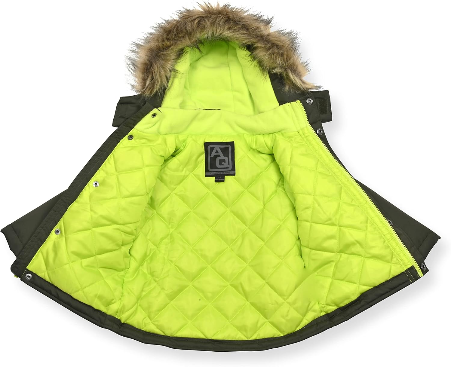 Arctic Quest boys Bib Snow Pants and Ski Jacket Water-resistant Snowsuit for Kids Winter Hooded Jacket - Image 4