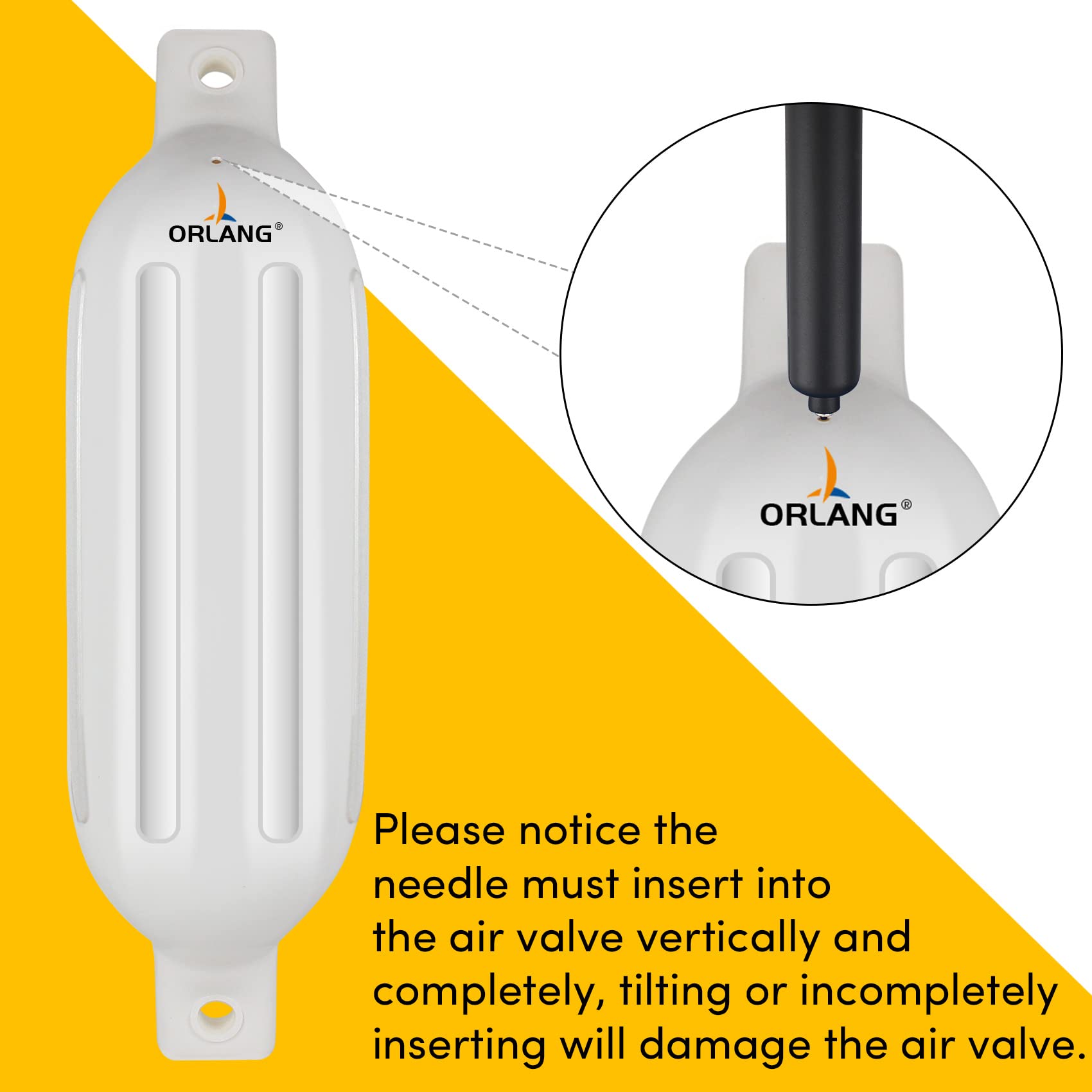 FAIZHI Boat Fenders 4 Pack, 5.5in Boat Bumpers Fenders With 4 Ropes Inflatable Ribbed Marine Boat Bumpers For Pontoon Boat Fenders Inflatable Black - View #10