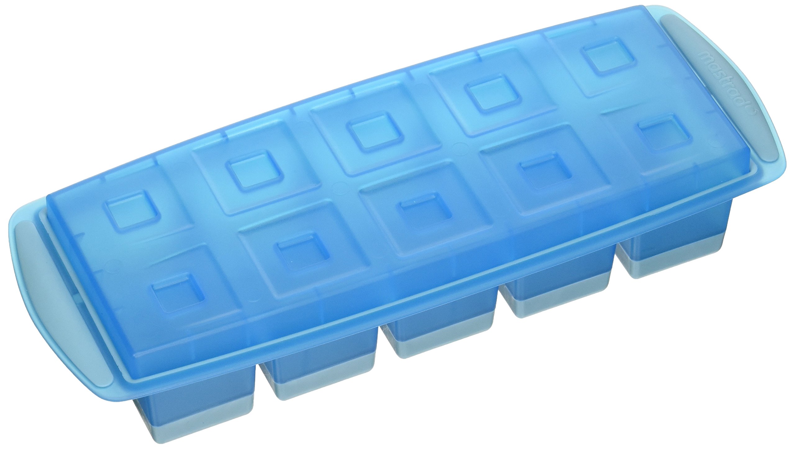 mastradIce Cube Tray - Cocktail Ice Rocks Tray 10-Cubes, 1.4" Ea Blue 221422