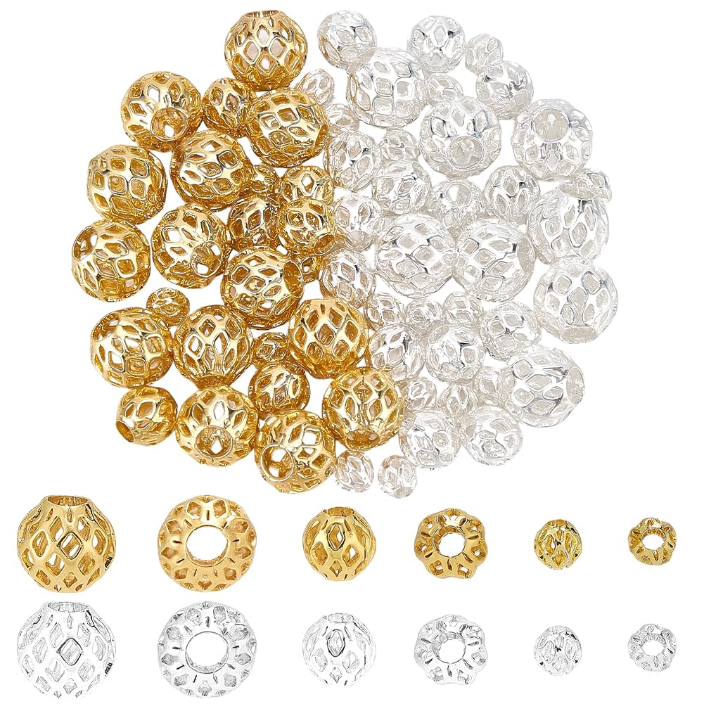 Perles filigranées or et argent 925 pour fabriquer ses propres bijoux d'été