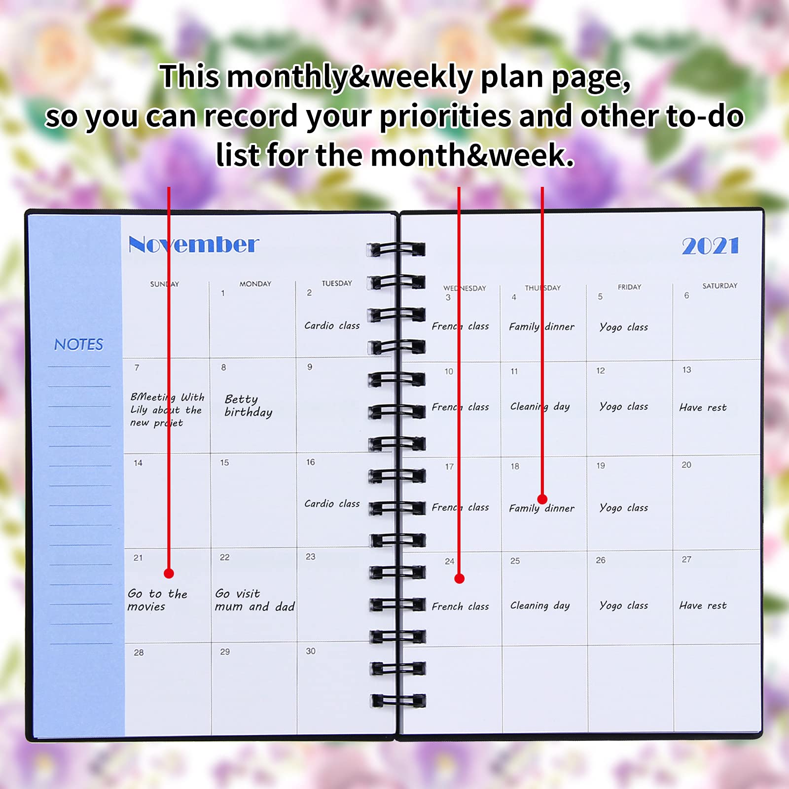 2022 planner Weekly Monthly Planner 2022, Agenda 2022 Daily Planner