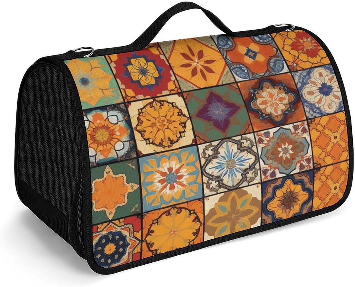 Pet Handbags, Moroccan Geometric Printed Pet Handbags,folding Pet Bags,new Pet Handbags,universal Pet Handbags, 45X26X23.5cm